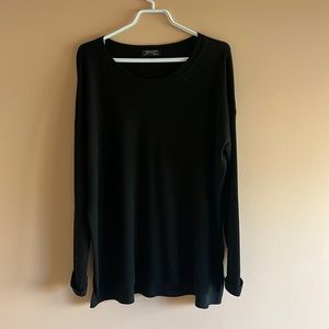 Lord & Taylor Women’s black sweater. Size XL